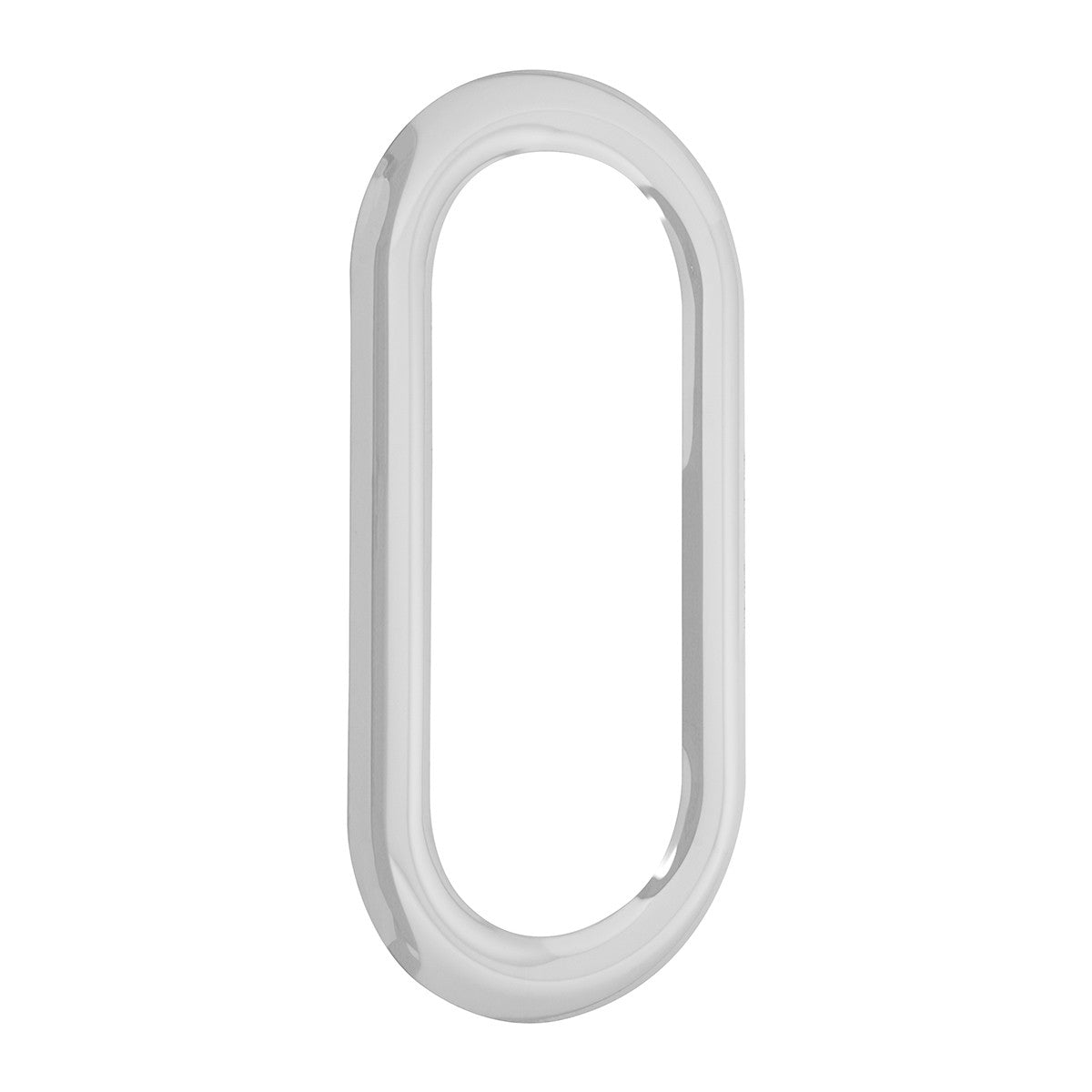 Stainless Steel Exterior Oval View Window Cover for Peterbilt 379 (2000-2005)