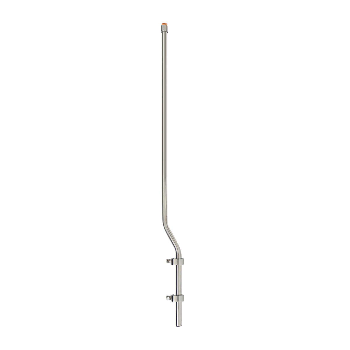 Stainless Steel Lighted Bumper Guides Amber (Pair)