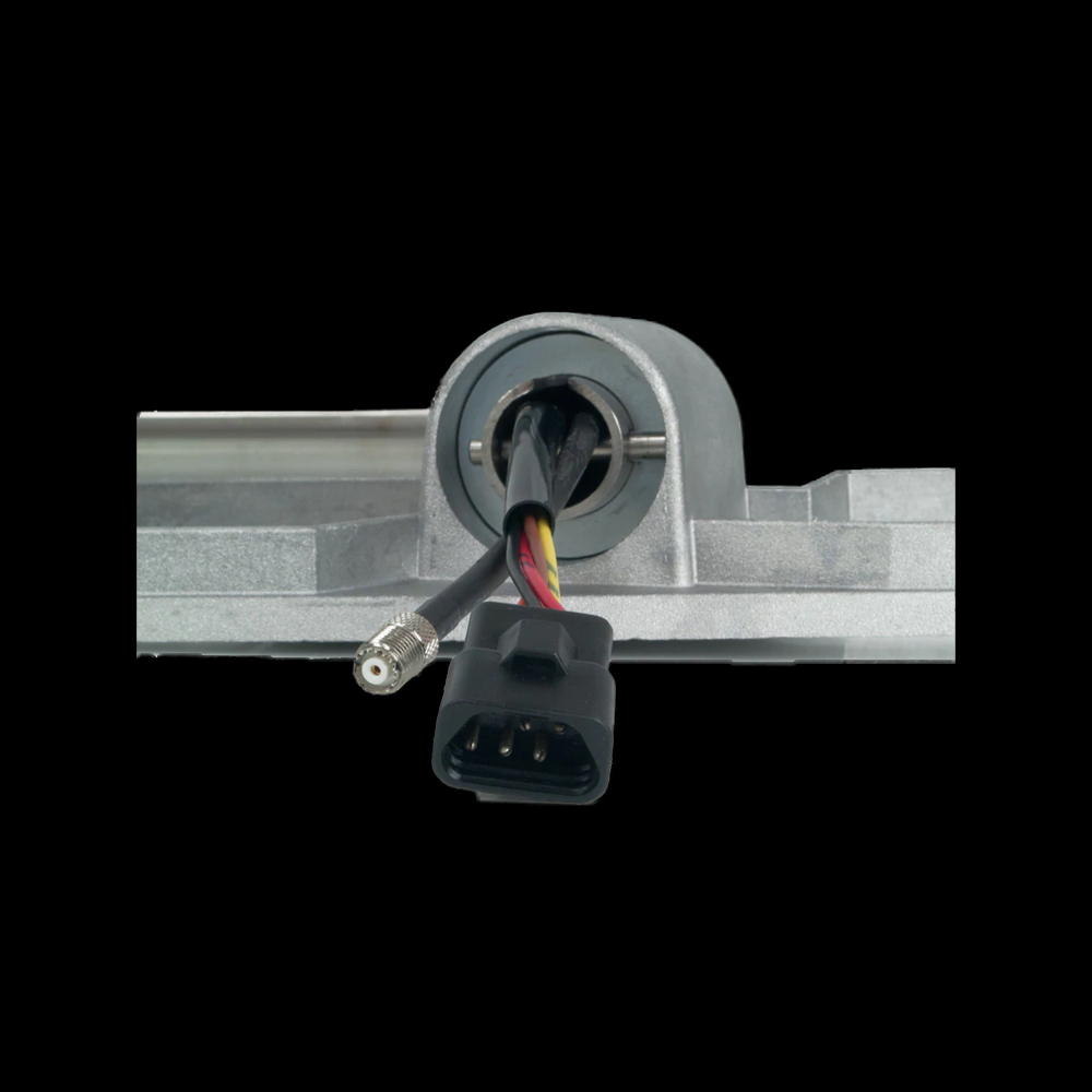 Stainless Steel Mirror Bracket with CB Mount. Passenger Side. Freightliner
