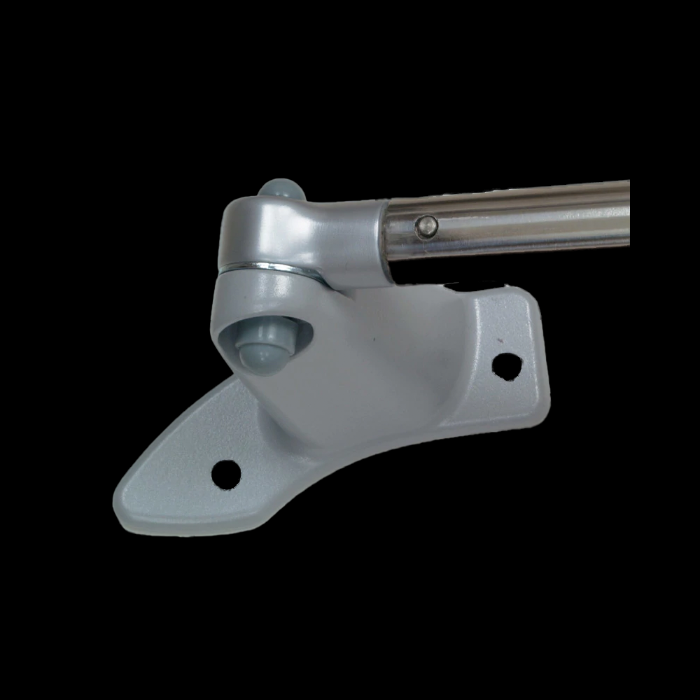 Stainless Steel Mirror Bracket with CB Mount. Passenger Side. Freightliner