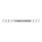 Stainless Steel One Piece Rear Light Bar with 4" (6) Round. 94"(L) x 6"(W) x 2-1/4"(D)