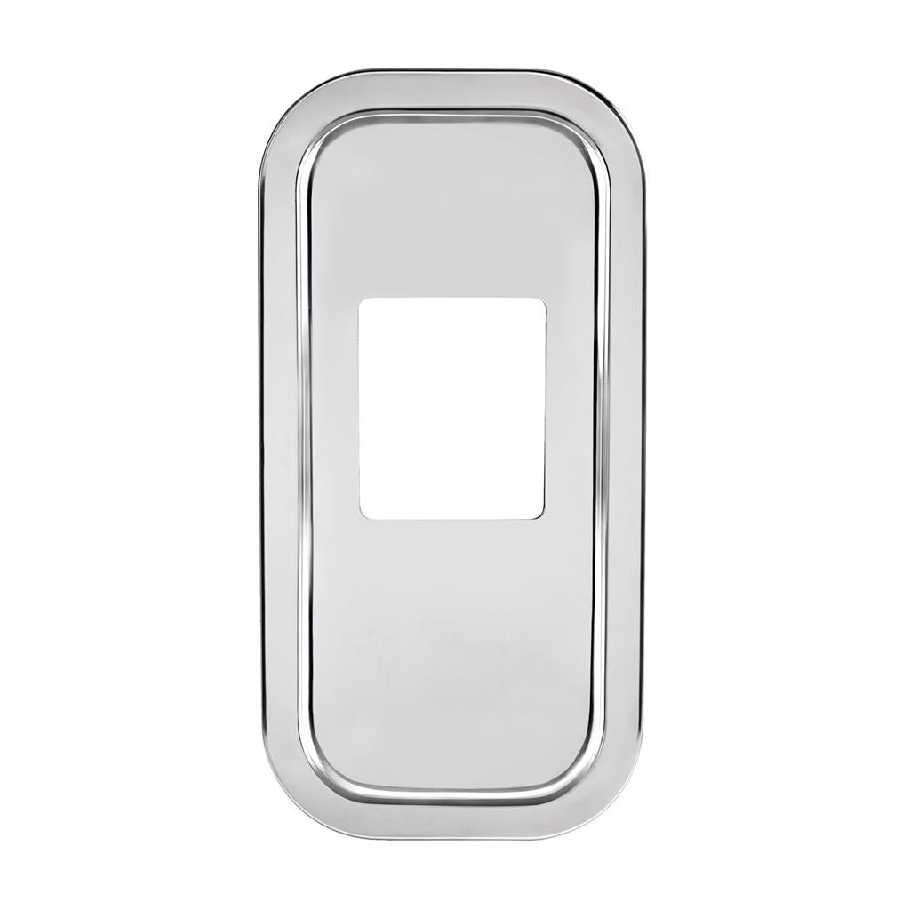 Stainless Steel Peterbilt Shift Plate Cover - 2005 + Peterbilt