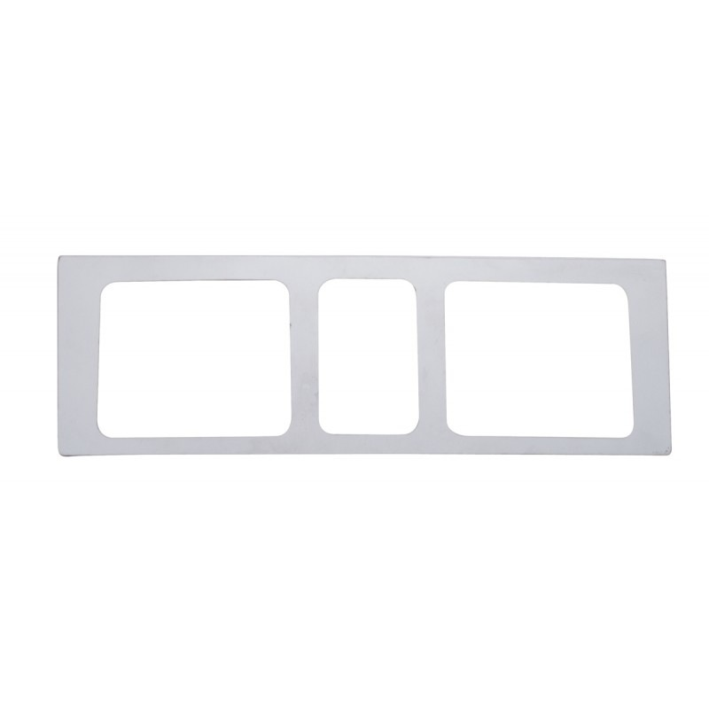 Stainless Steel Volvo Lower Left Dash Trim - Cab Interior