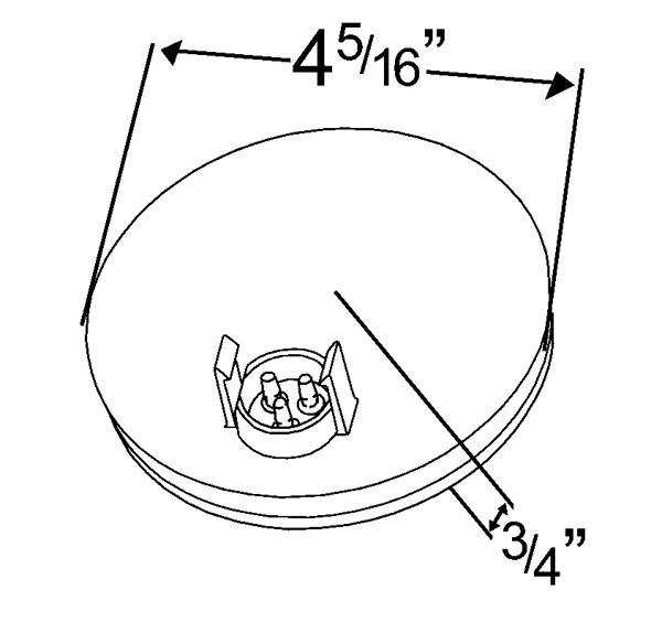 SuperNova® 4 10-Diode Pattern LED Stop Tail Turn Lights Grommet Mount Male Pin Lighting & Accessories