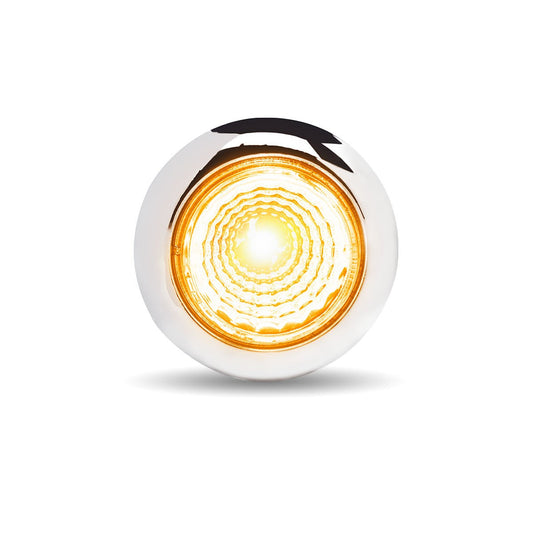 TLED-BX1AW - Dual Revolution Amber Marker to White Auxiliary 3/4" Twist On LED with Reflector