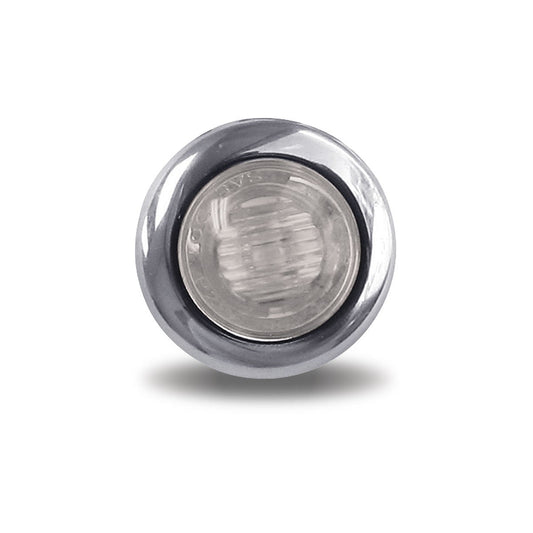 TLED-BX3AP - Mini Button 2 Diodes Led Light, Amber/Purple