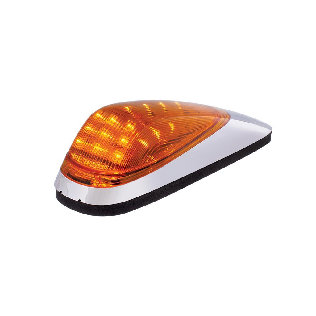 Truck City Chrome & Parts - 19 Amber LED Grakon 2000 Style Cab Light Kit - Amber Lens