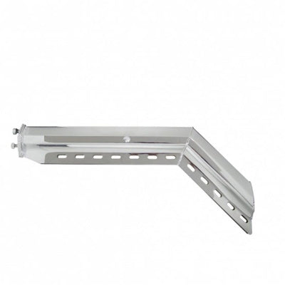 Truck City Chrome & Parts - 30" Chrome 45-Degree Angled Heavy Duty Mud Flap Hangers - 1-1/8" bolt