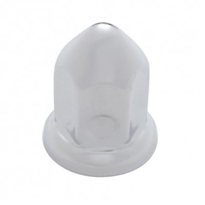 Truck City Chrome & Parts - Chrome 33Mm X 2 3/8" Pointed Nut Cover W/ Flange Push-On