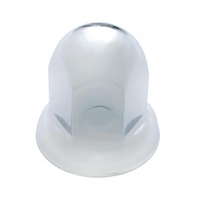 Truck City Chrome & Parts - Chrome 33Mm X 2" Standard Lug Nut Cover W/ Flange - Push