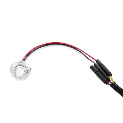 Truck City Chrome & Parts - 4 LED Dual Function Mini Watermelon Light (Clearance/Marker) - White