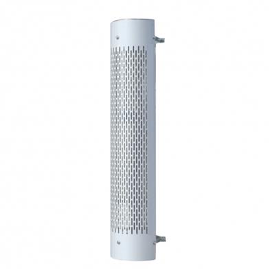 Truck City Chrome & Parts - 48" Tall 180 Degree Stainless Exhaust Muffler Shield For 8" Diameter