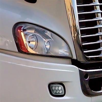 Truck City Chrome & Parts - 6 LED Fog Light For 2008-2017 Freightliner Cascadia - Driver