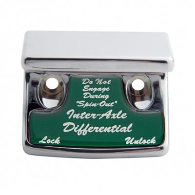 Truck City Chrome & Parts - ''Axle Differential'' Switch Guard w/ Color Sticker - Freightliner
