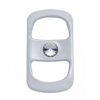Truck City Chrome & Parts - Freightliner Rocker Switch Cover - Clear Diamond (3-pack)