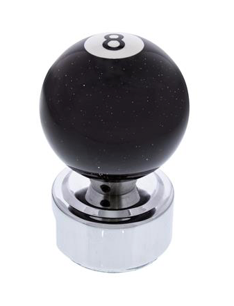 Truck City Chrome & Parts - Glitter 8 Ball Gearshift Knob w/ 13/15/18 Speed Eaton Style Shifters
