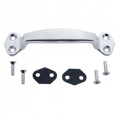 Truck City Chrome & Parts - Chrome Grab Handle W/ Hardware & 2 Rubber Gaskets Kit