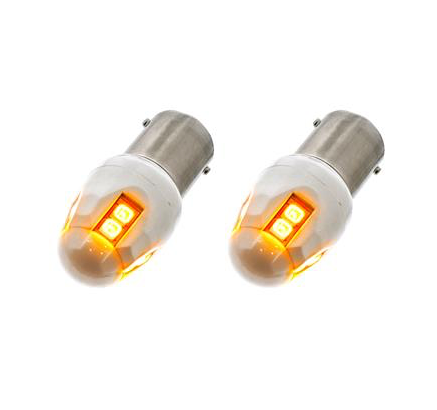 Truck City Chrome & Parts - High Power 8 LED 1156 Type Bulb - Amber
