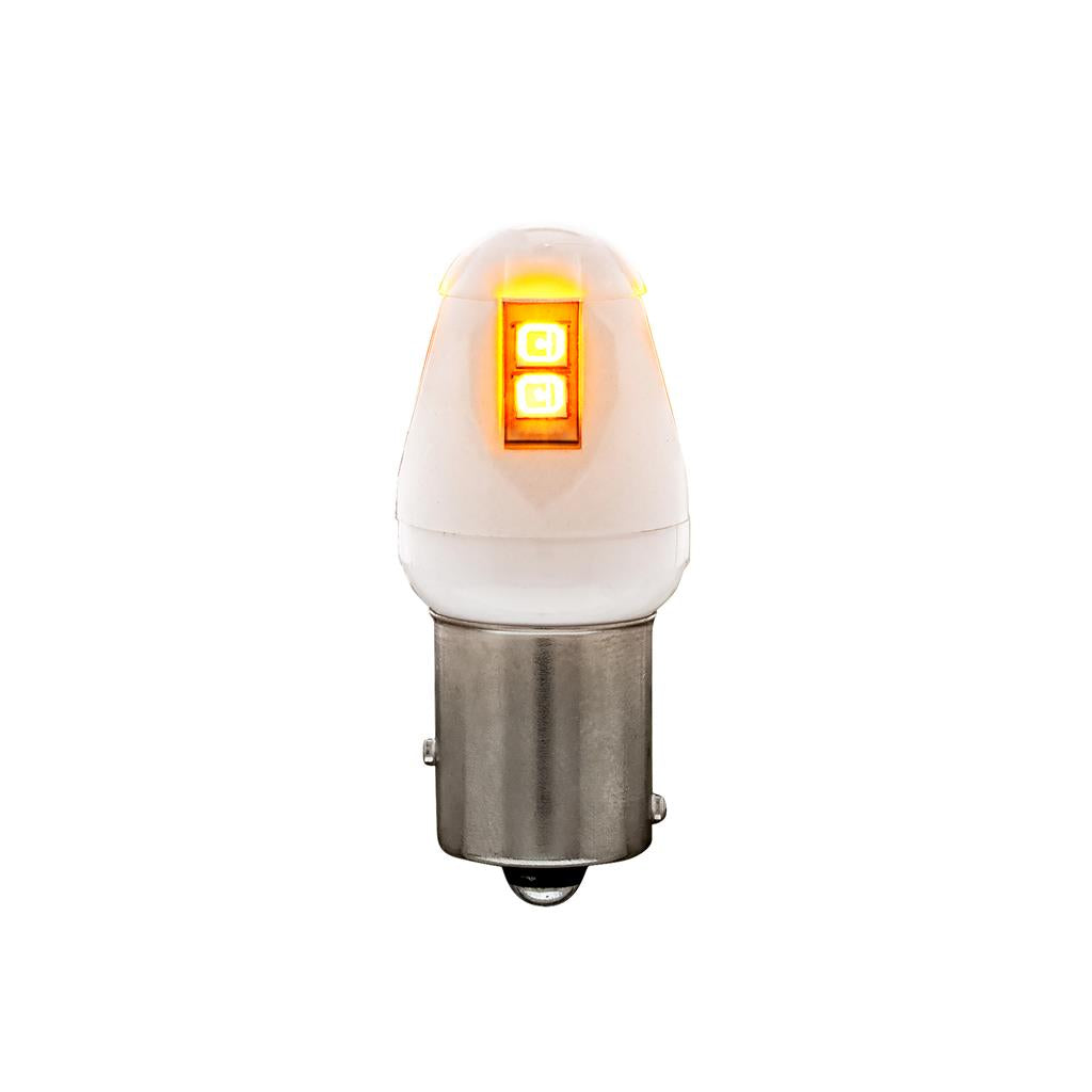 Truck City Chrome & Parts - High Power 8 LED 1157 Bulb - Amber (2-pack)