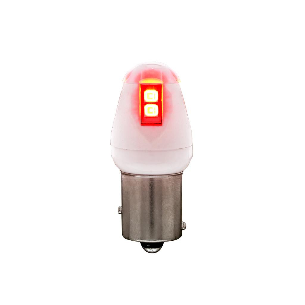 Truck City Chrome & Parts - High Power 8 LED 1157 Bulb - Red (2-pack)