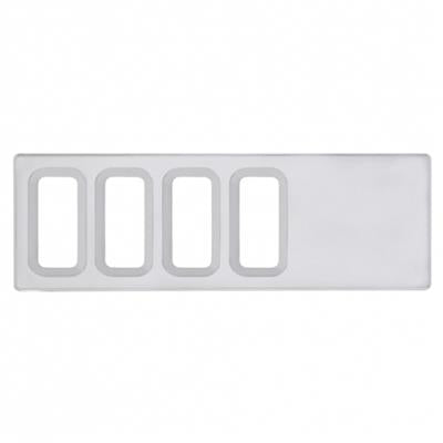 Truck City Chrome & Parts - International Dash Switch Panel Cover - 4 Openings