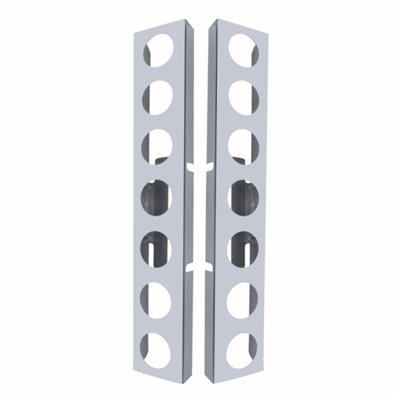 Truck City Chrome & Parts - Kenworth Stainless Front Air Cleaner Bracket Only - With seven 2" light