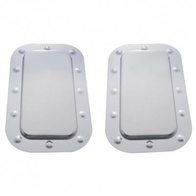 Truck City Chrome & Parts - Kenworth Vent Door Cover and Dimpled Trim Set