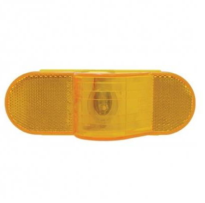Truck City Chrome & Parts - Oval 6" Mid Trailer Turn Signal Light - Amber