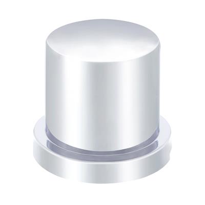 Truck City Chrome & Parts - Chrome Plastic 1 3/16" Push-On Flat Top Nut Cover
