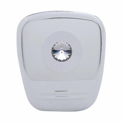 Truck City Chrome & Parts - Chrome Plastic 2006 + Peterbilt Diagnostic Cover W/ Diamond - Clear