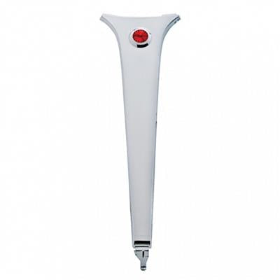 Truck City Chrome & Parts - Chrome Plastic Freightliner Center Dash Panel W/ Diamond - Red