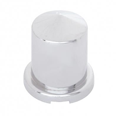 Truck City Chrome & Parts - Chrome Plastic Pointed Nut Cover - Push-On (10 Pack)