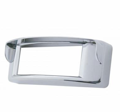 Truck City Chrome & Parts - Rectangular Light Bezel W/ Visor