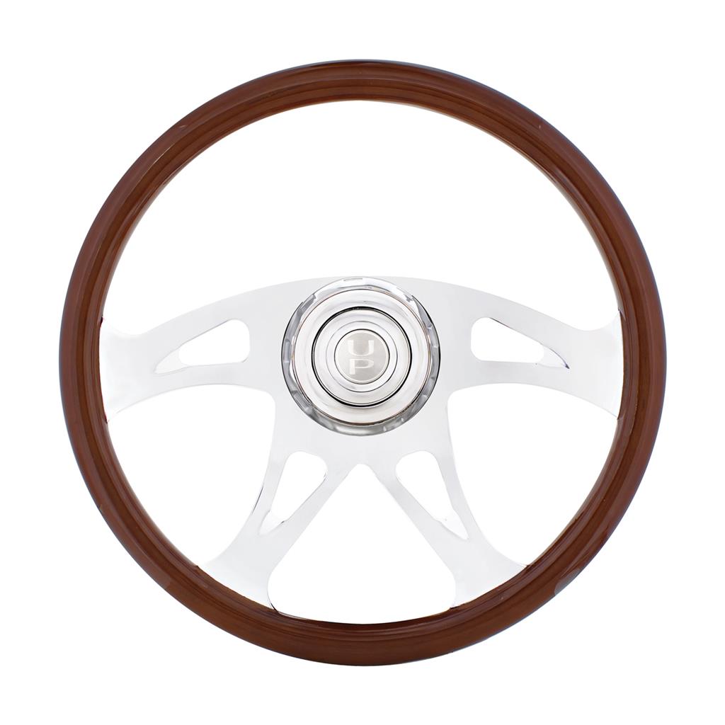 Truck City Chrome & Parts - Steering Wheel 18" Boss - Freightliner 1989-July 2006