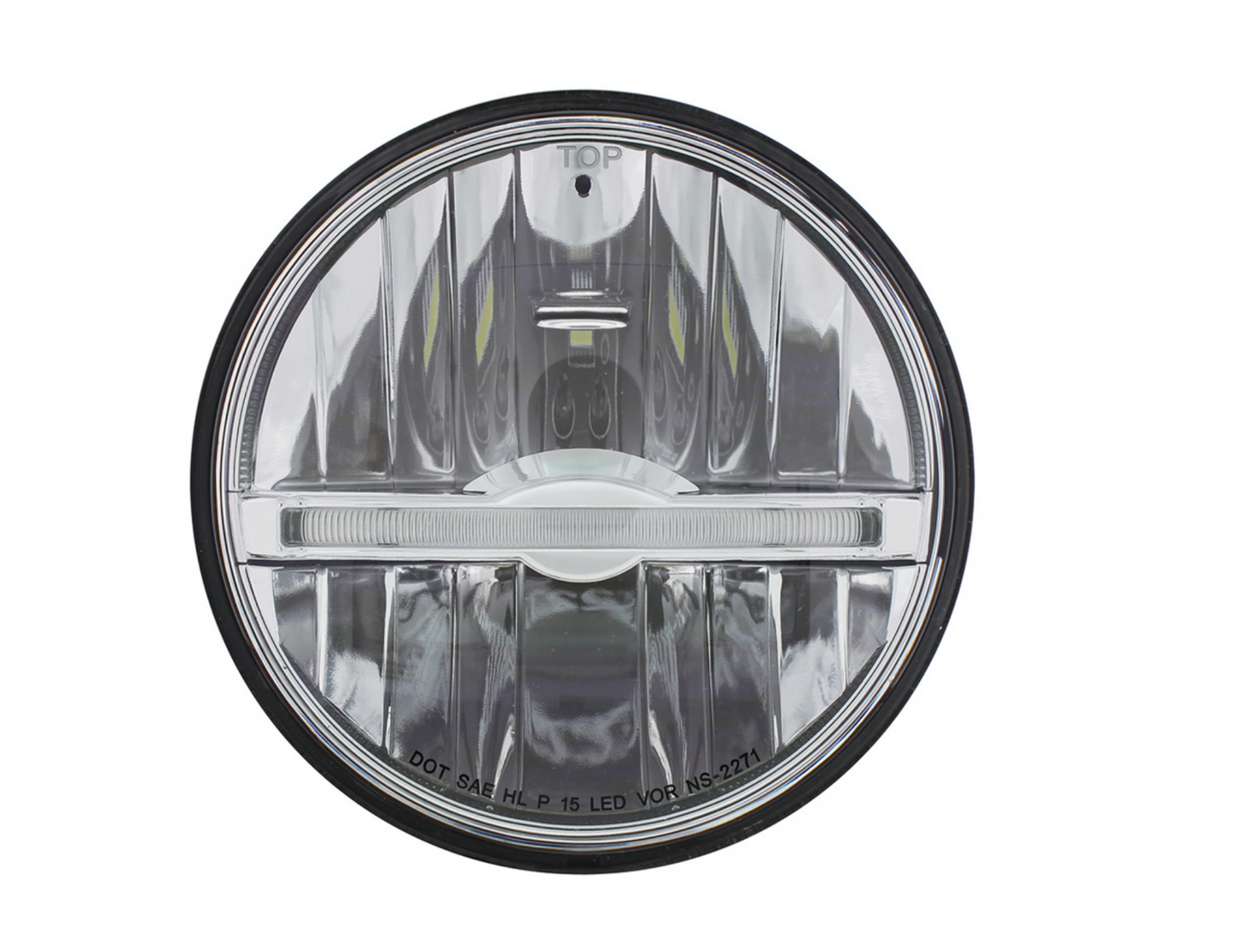 ULTRALIT - 9 LED 5 3/4" LED HEADLIGHT WITH WHITE LED POSITION LIGHT BAR