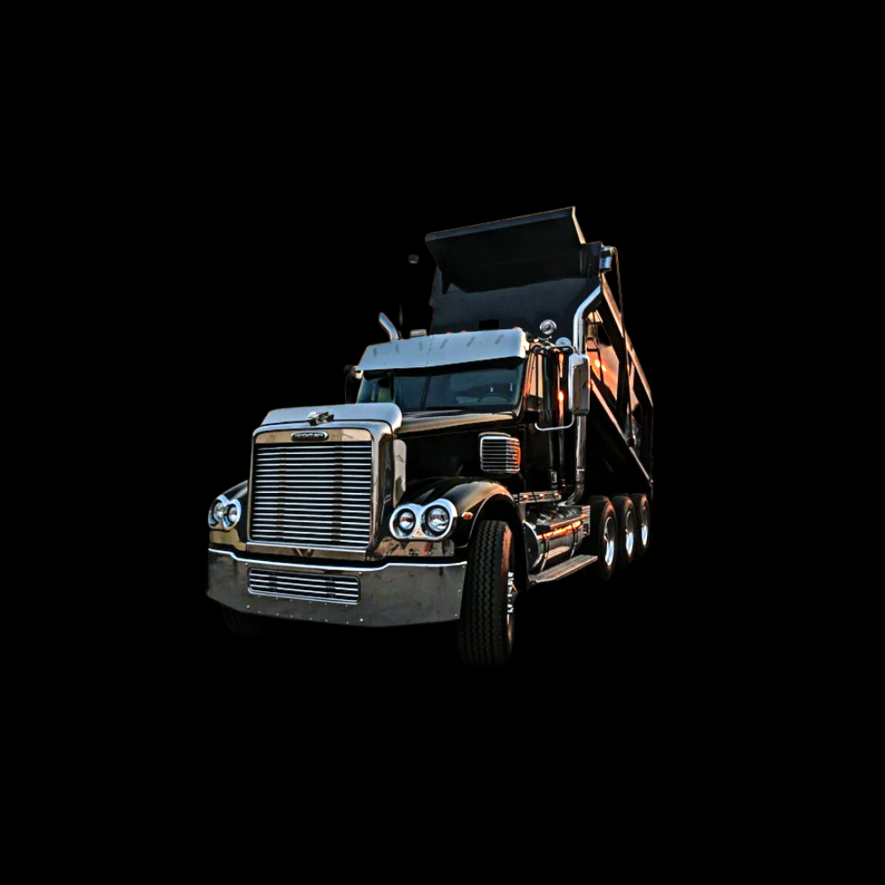 Visor 16" - 14" Freightliner Columbia, Century, Coronado Day cab, Flat Top, 6 Hidden Lights Hole, Stainless Steel