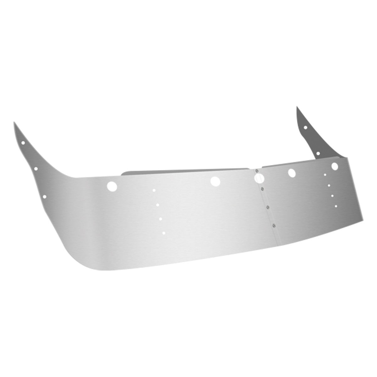 Visor 16" Stainless Steel Mid Roof Freightliner Century - 5 2" Holes