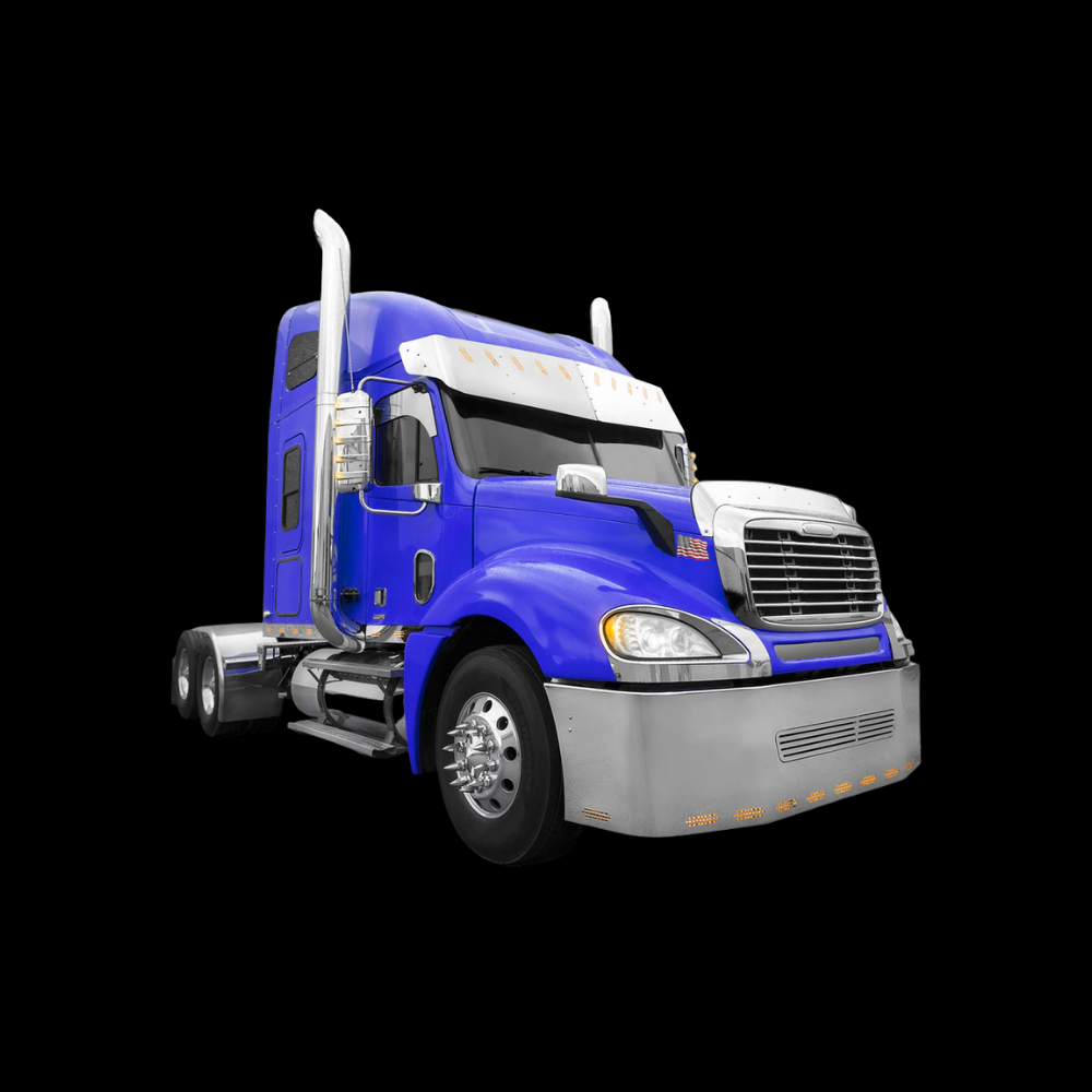 Visor Freightliner Century/ Columbia Condo Sleeper. 3 Hole. 2003 & up W/ 10 Hidden Light Holes 18" to 20" V-Style (Old US19-463302)