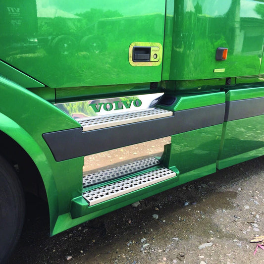 Volvo VN Model Front Kick Panel Plate Trim With Volvo Logo