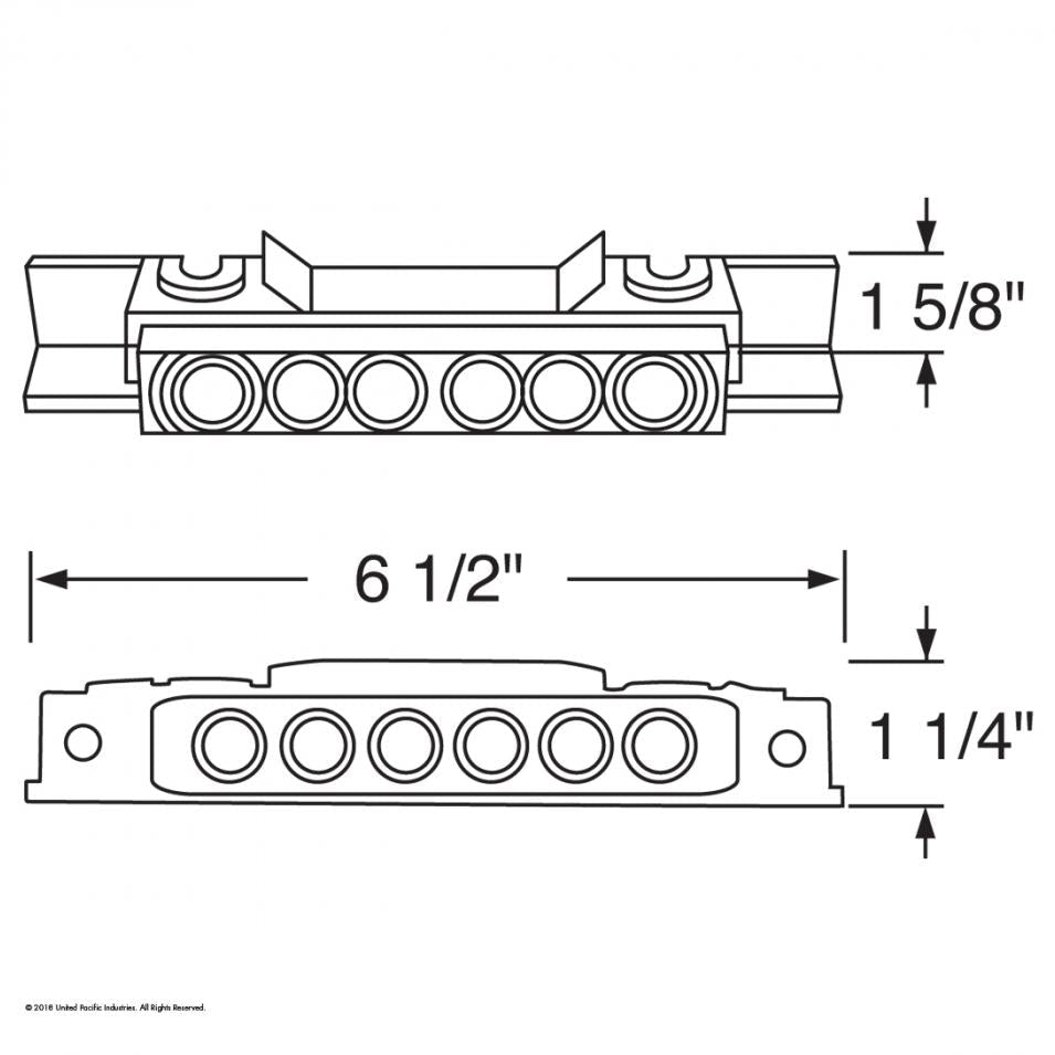 6 LED Volvo VNL Cab Light - Amber LED/Amber Lens Lighting & Accessories