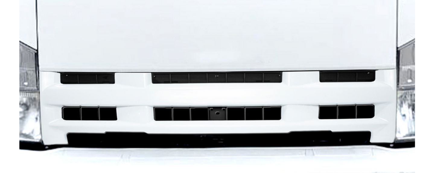 WHITE PAINTED GRILLE FOR 2008-2015 ISUZU NPR (ELF 200/300)
