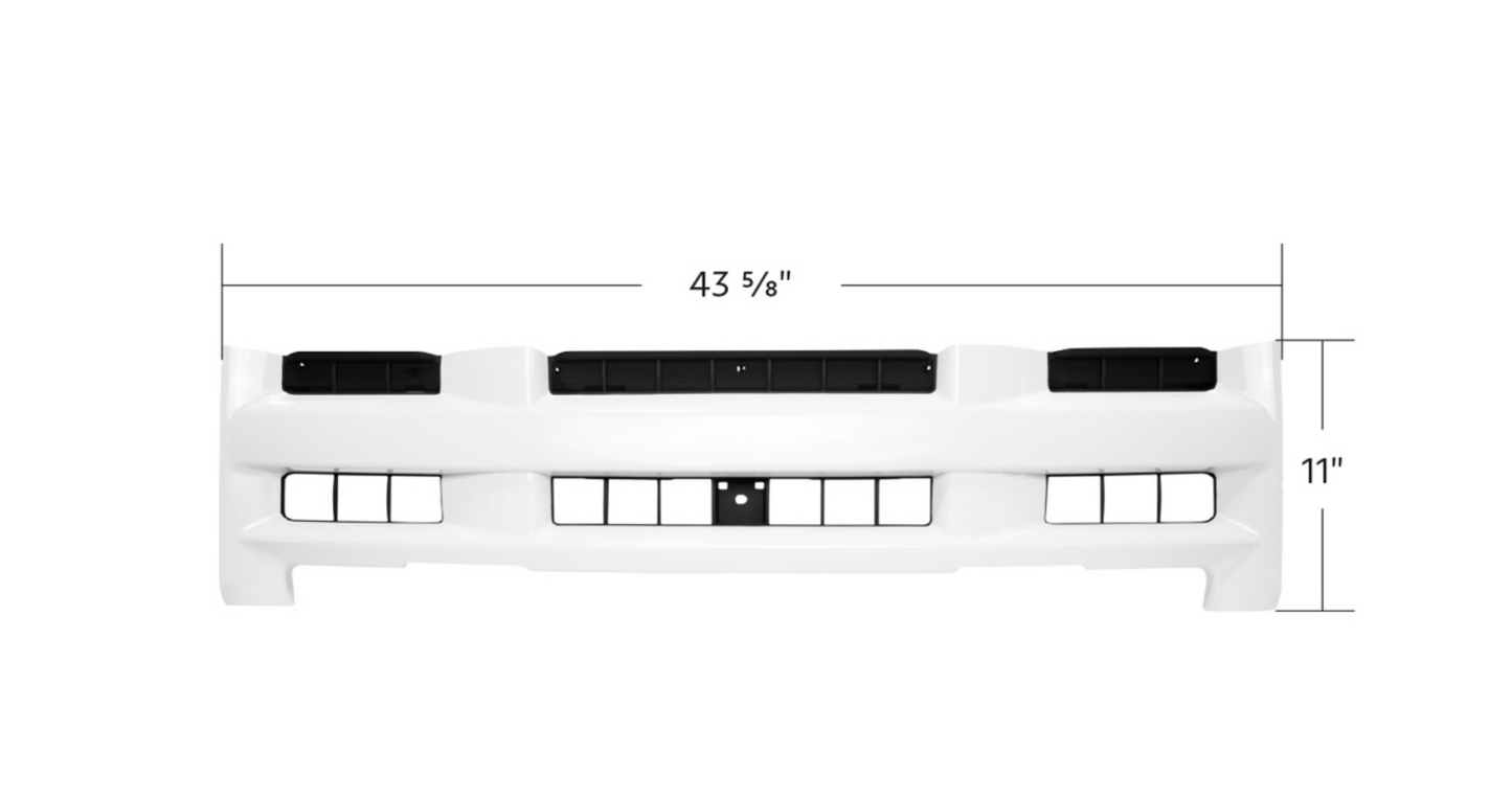 WHITE PAINTED GRILLE FOR 2008-2015 ISUZU NPR (ELF 200/300)