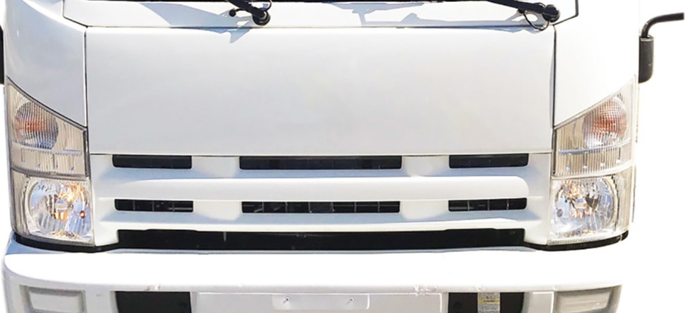 WHITE PAINTED GRILLE FOR 2008-2015 ISUZU NPR (ELF 400/500/600)
