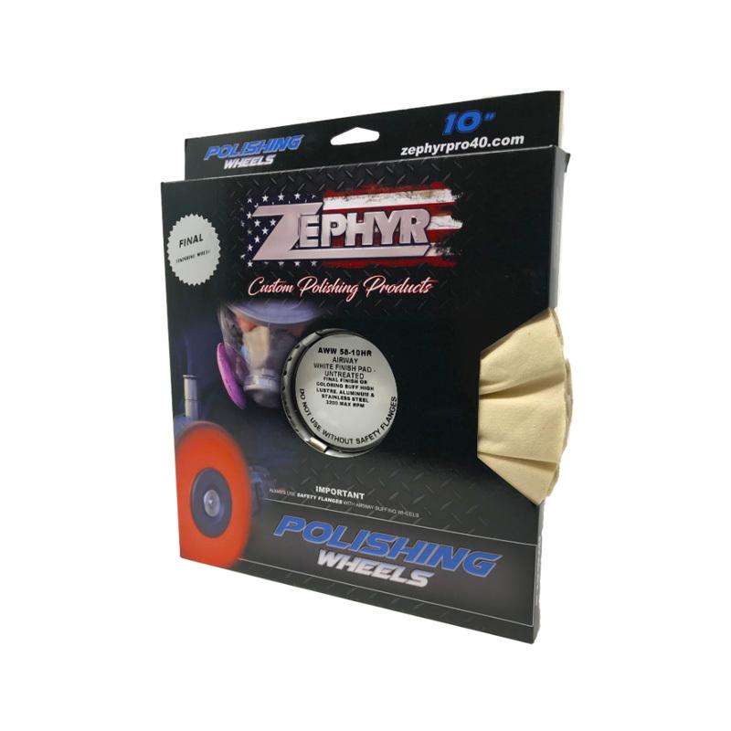 White Untreated Finishing Airway 8"