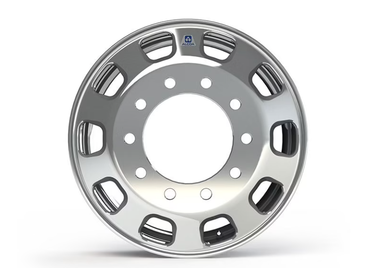 Front Rim-ALUM 24.5X8.25'' Polished Outside. Kenworth Style. 10 Holes