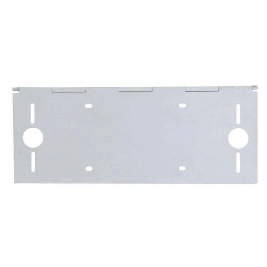Stainless 1 License Plate Holder W/ 2 Light Cutout - Cab Exterior