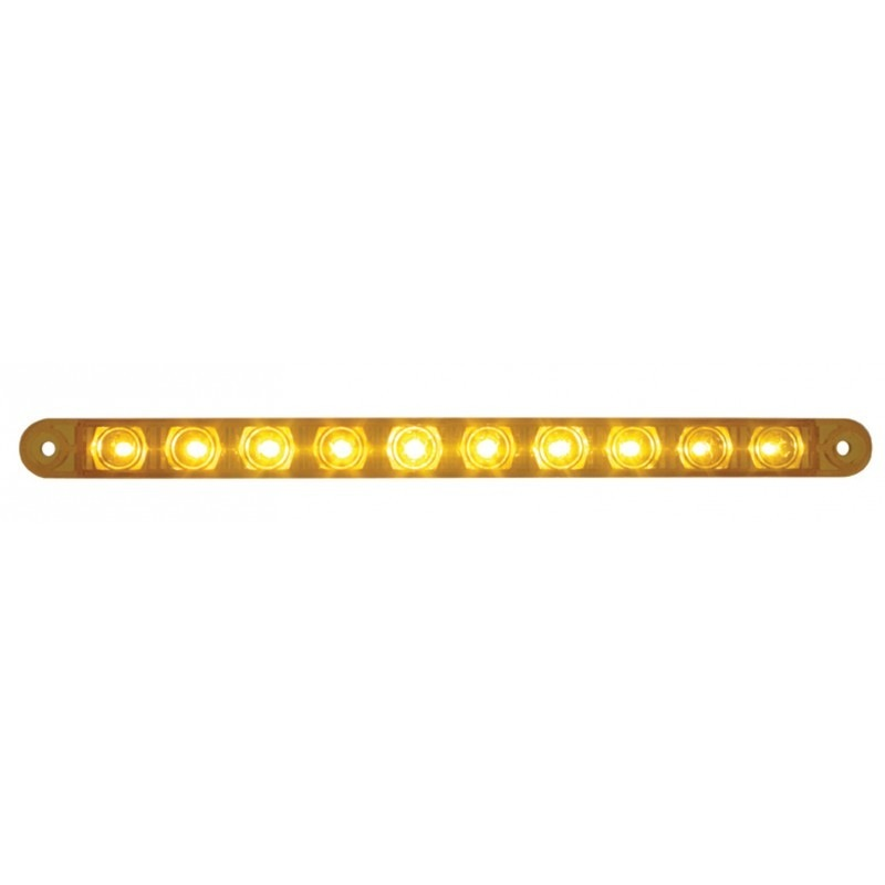 10 Led 9 Turn Signal Light Bar - Amber Led/amber Lens Lighting & Accessories