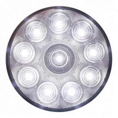 10 LED 4 " Auxiliary/Utility Light - White LED/Clear Lens