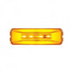 10 LED "GLO" Rectangular Clearance/Marker Light - Amber LED/Amber Lens