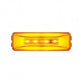 10 LED "GLO" Rectangular Clearance/Marker Light - Amber LED/Amber Lens